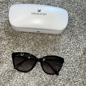 Swarovski Black Sunglasses